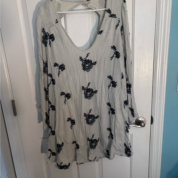 Free People Embroidered Austin Mini Dress - Picture 2 of 9